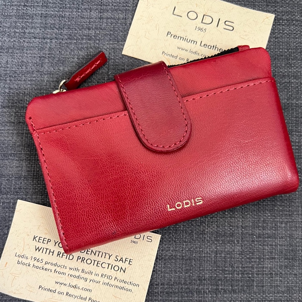 NWT LODIS WALLET CASE ORGANIZER LEATHER